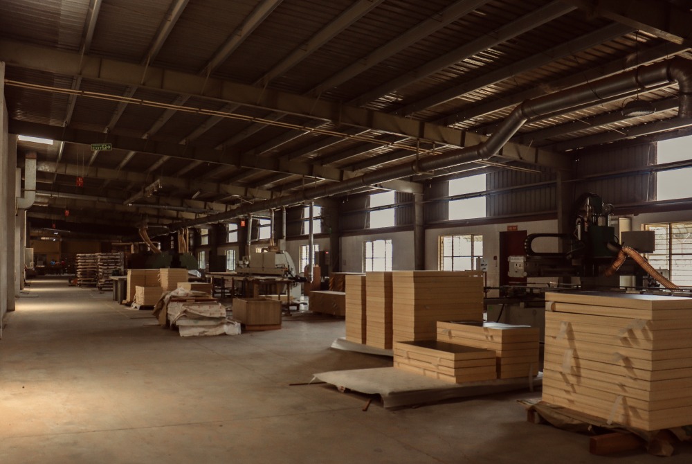 Tecttonics furniture manufacturing facility and production area